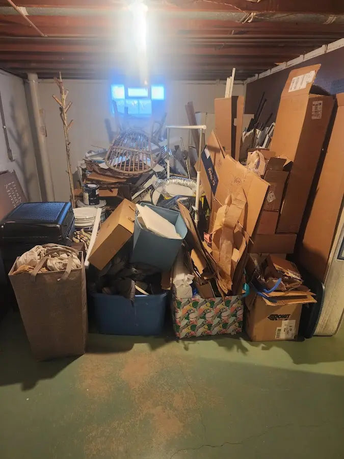 Roll-off dumpster container at job site for Construction Dumpster Rental in Covington